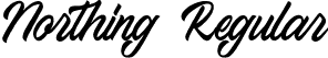 Northing Regular font - Northing.ttf