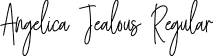 Angelica Jealous Regular font - AngelicaJealous.ttf