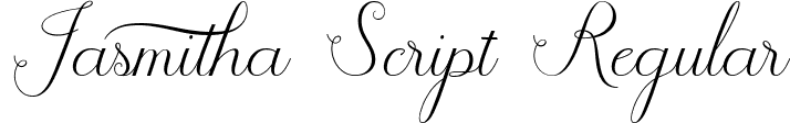 Jasmitha Script Regular font - Jasmithascript-qZrM6.ttf