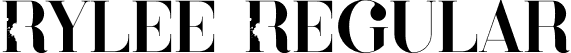 Rylee Regular font - Rylee.otf