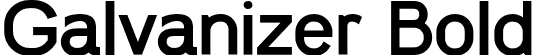 Galvanizer Bold font - Galvanizer-Bold.otf