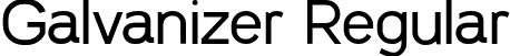 Galvanizer Regular font - Galvanizer-Regular.otf