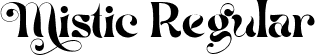 Mistic Regular font - Mistic-Regular.ttf