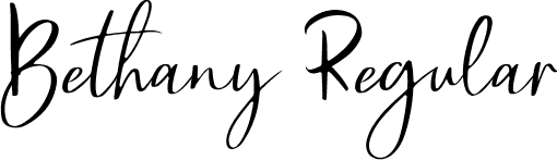 Bethany Regular font - Bethany Script.ttf