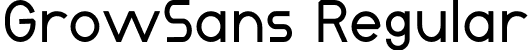 GrowSans Regular font - GrowSans.otf