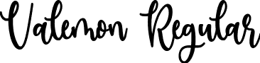 Valemon Regular font - Valemon.ttf