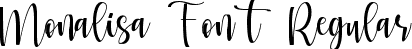 Monalisa Font Regular font - MonalisaFont.ttf