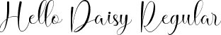 Hello Daisy Regular font - HelloDaisy.ttf
