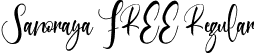 Sanoraya FREE Regular font - Sanoraya FREE.ttf