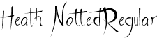 Heath Notted Regular font - Heath Notted Font.otf