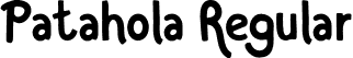 Patahola Regular font - Patahola Regular.otf