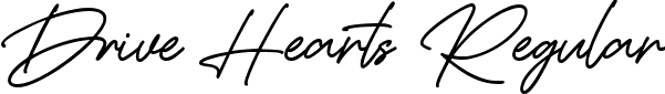 Drive Hearts Regular font - Drive Hearts.ttf