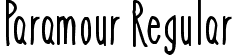 Paramour Regular font - Paramour.otf