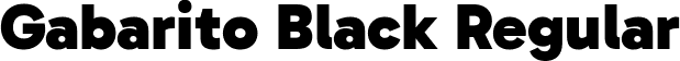 Gabarito Black Regular font - Gabarito-Black.ttf