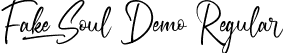 Fake Soul Demo Regular font - FakeSoulDemoRegular.ttf