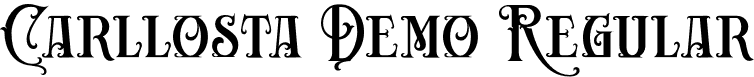 Carllosta Demo Regular font - Carllosta Regular.otf