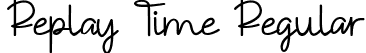 Replay Time Regular font - ReplayTime.ttf