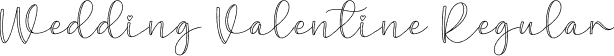 Wedding Valentine Regular font - Wedding Valentine.otf