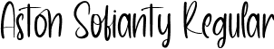 Aston Sofianty Regular font - Aston Sofianty.ttf