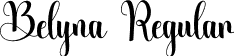 Belyna Regular font - Belyna.ttf