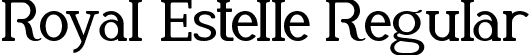 Royal Estelle Regular font - Royalestelleregular.ttf