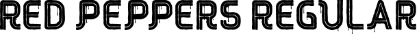RED Peppers Regular font - RED Peppers.ttf