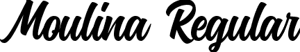 Moulina Regular font - Moulina.ttf