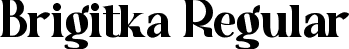 Brigitka Regular font - Brigitka.ttf