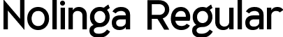 Nolinga Regular font - Nolinga.ttf