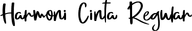 Harmoni Cinta Regular font - Harmoni Cinta.otf