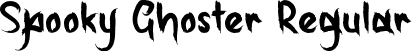 Spooky Ghoster Regular font - Spooky Ghoster.ttf