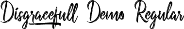 Disgracefull Demo Regular font - DisgracefullDemoRegular.ttf