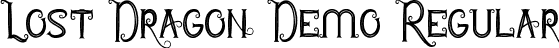 Lost Dragon Demo Regular font - LostDragonDemoRegular.ttf