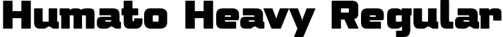 Humato Heavy Regular font - Humato-Hv-FFP.ttf