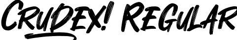 Crudex Regular font - Crudex-4BDYB.ttf