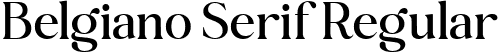 Belgiano Serif Regular font - Belgiano Serif 2.ttf