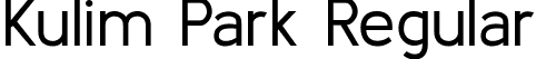 Kulim Park Regular font - KulimPark-Regular.ttf