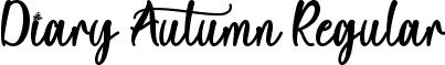 Diary Autumn Regular font - Diary Autumn ttf.ttf