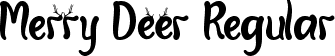 Merry Deer Regular font - Merry Deer otf.otf