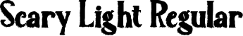 Scary Light Regular font - Scary Light otf.otf