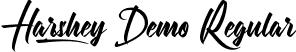 Harshey Demo Regular font - HarsheyDemoRegular.ttf