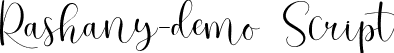 Rashany-demo Script font - fontlab-demo.ttf