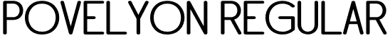 Povelyon Regular font - Povelyon.otf