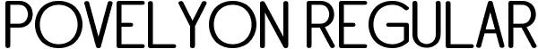 Povelyon Regular font - Povelyon.ttf