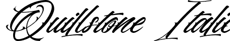 Quillstone Italic font - Quillstone Italic.otf