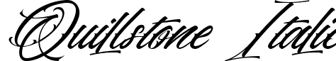 Quillstone Italic font - Quillstone Italic.ttf