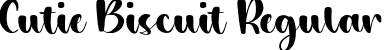 Cutie Biscuit Regular font - Cutie Biscuit.otf