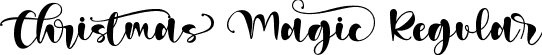 Christmas Magic Regular font - Christmas Magic.ttf