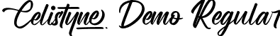 Celistyne Demo Regular font - CelistyneDemoRegular.ttf