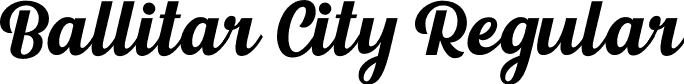 Ballitar City Regular font - ballitar-city.ttf